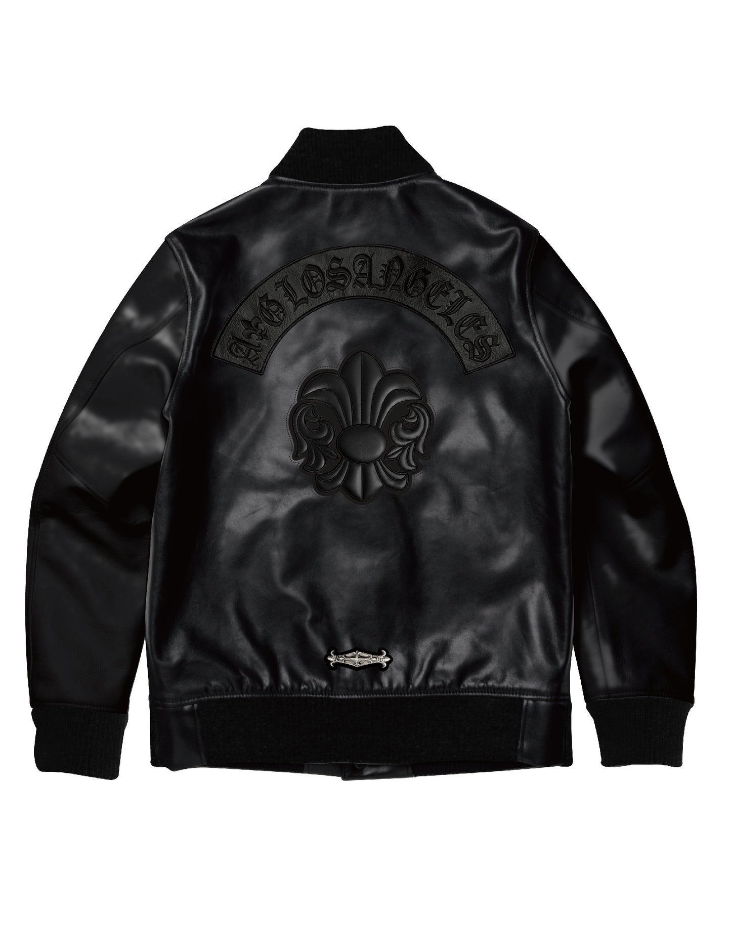 【受注開始】LEATHER STADIUM JACKET/ALL BLACK