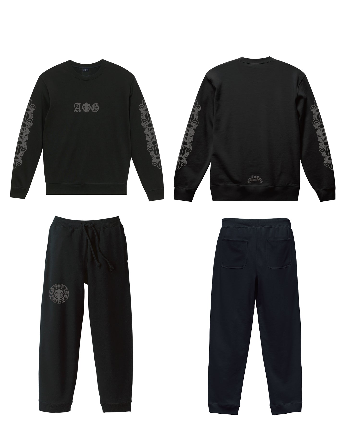 A&G 【受注先行予約セット特別割引34%オフ対象】SWEAT CREW NECK+PANTS SETUP