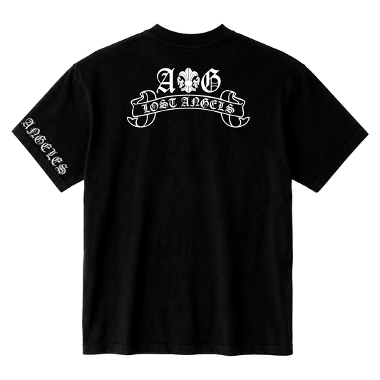 A&G【受注】A&G LOST ANGELES  POCKET TEE/BK