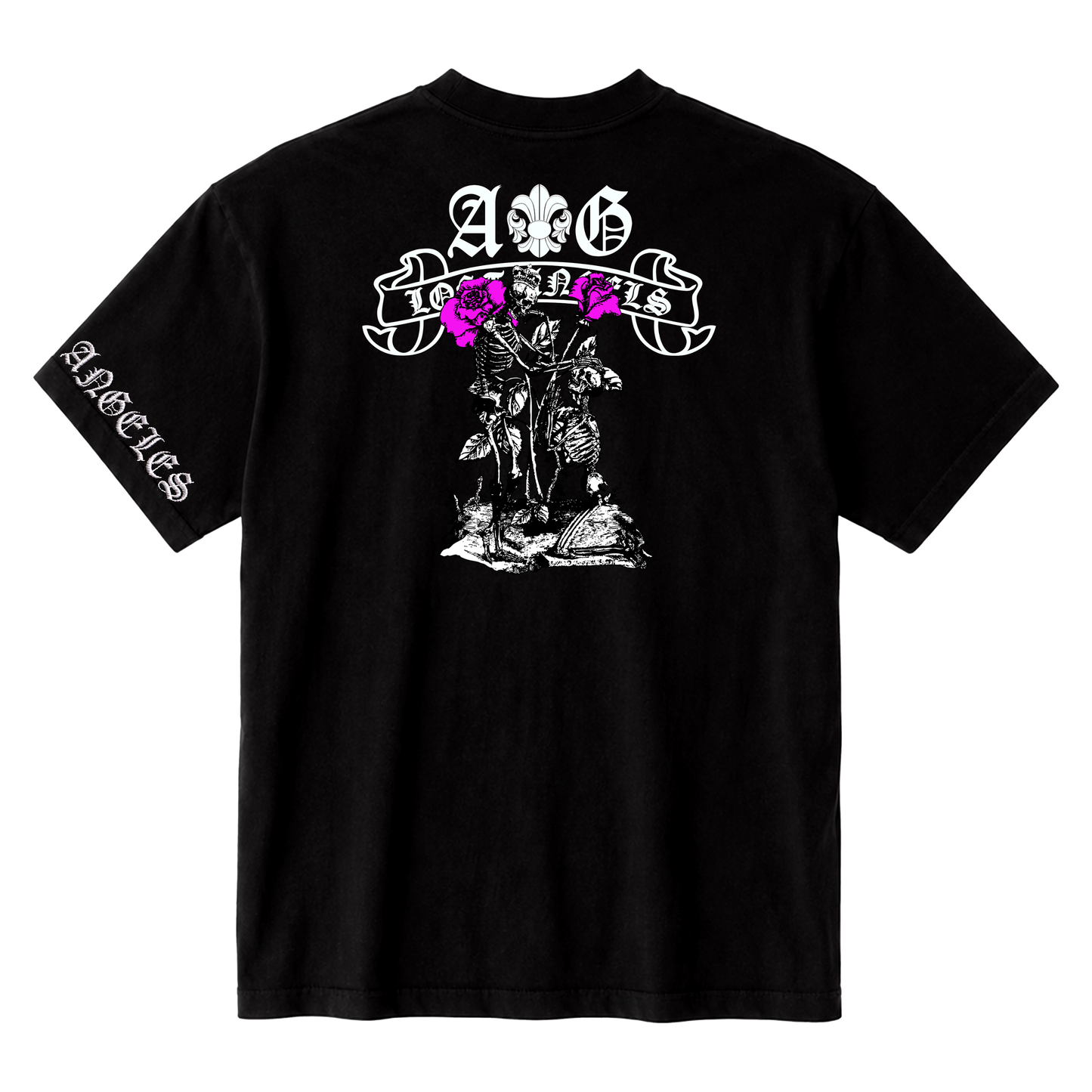 A&G【受注】A&G TWO SKELETON  POCKET TEE/BK