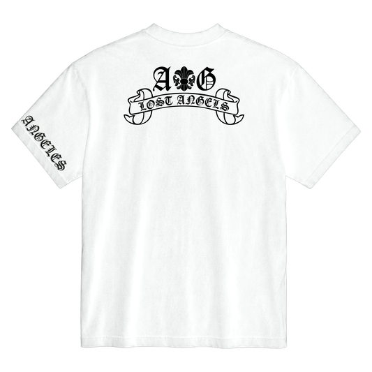 A&G【受注】A&G LOST ANGELES  POCKET TEE/WH