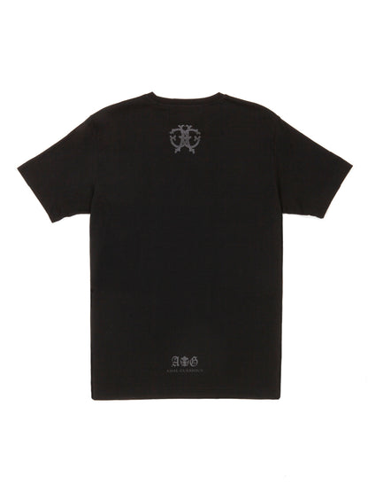 AGLA FULL CRYSTAL TEE /BLACK [Ships in 3 business days]