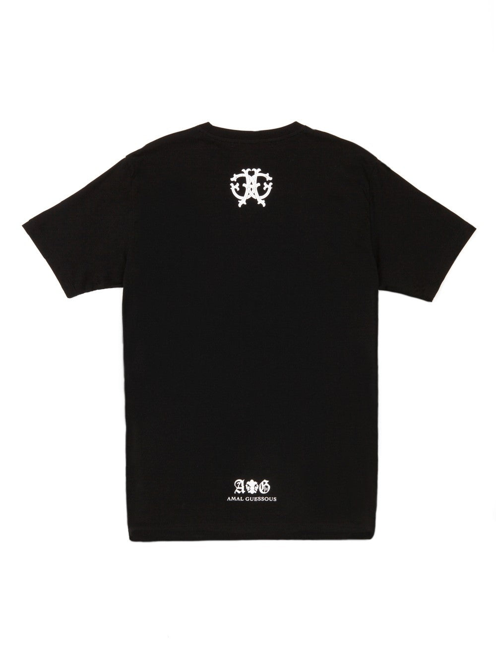 LA HAND SIGN FULL CRYSTAL TEE/BLACK [Ships in 3 business days]