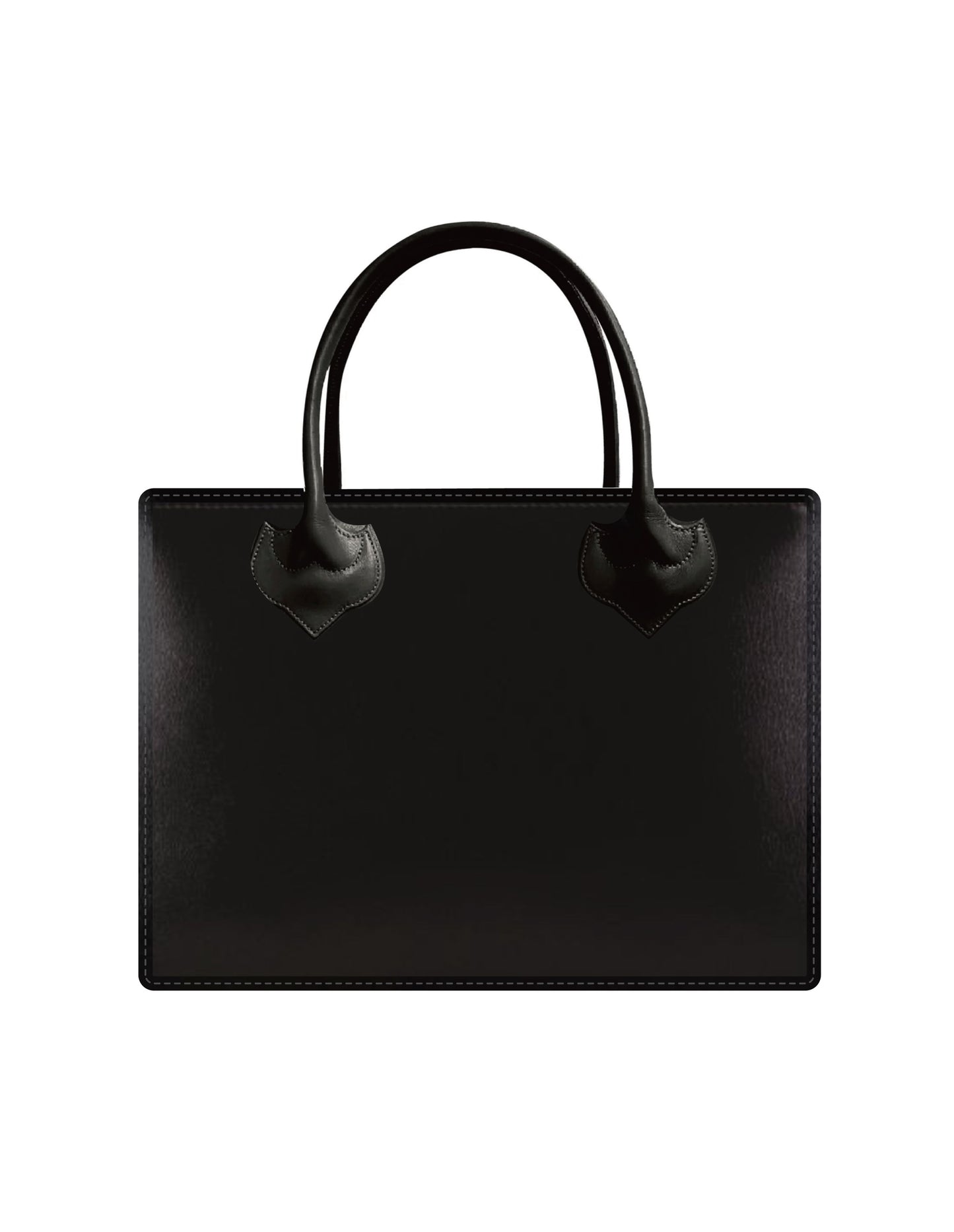 【クリスマスキャンペーン！数量限定！30％オフ】LEATHER A&G LOGO SQUARE TOTE BAG