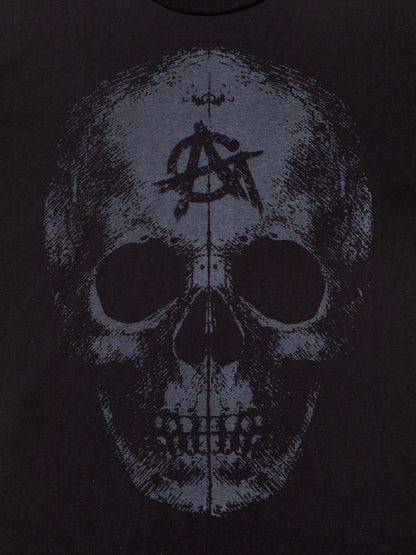 ANARCHY SKULL TEE/BLACK [Ships in 3 business days]