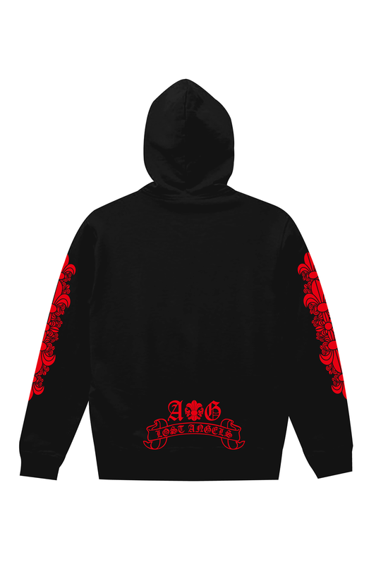 A&G【受注】15oz A&G SILVER925ZIP UP Hoodie(RED)