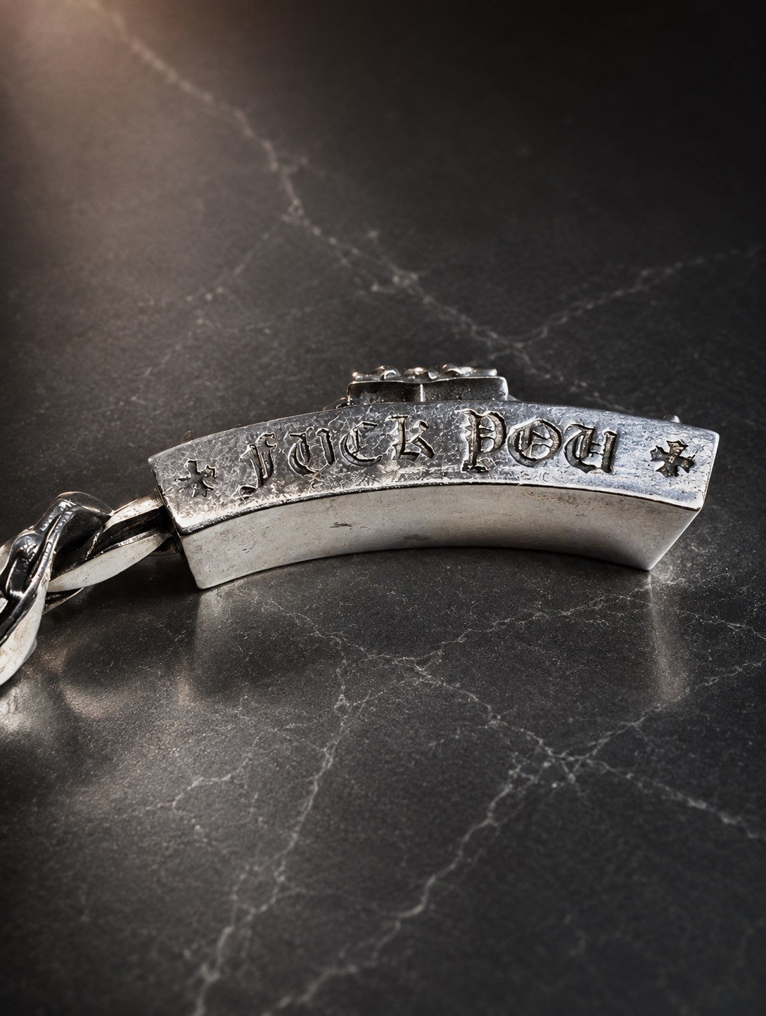 A&amp;G STAR FLORAL ID BRACELET/DIAMOND [Ships in 3 business days]