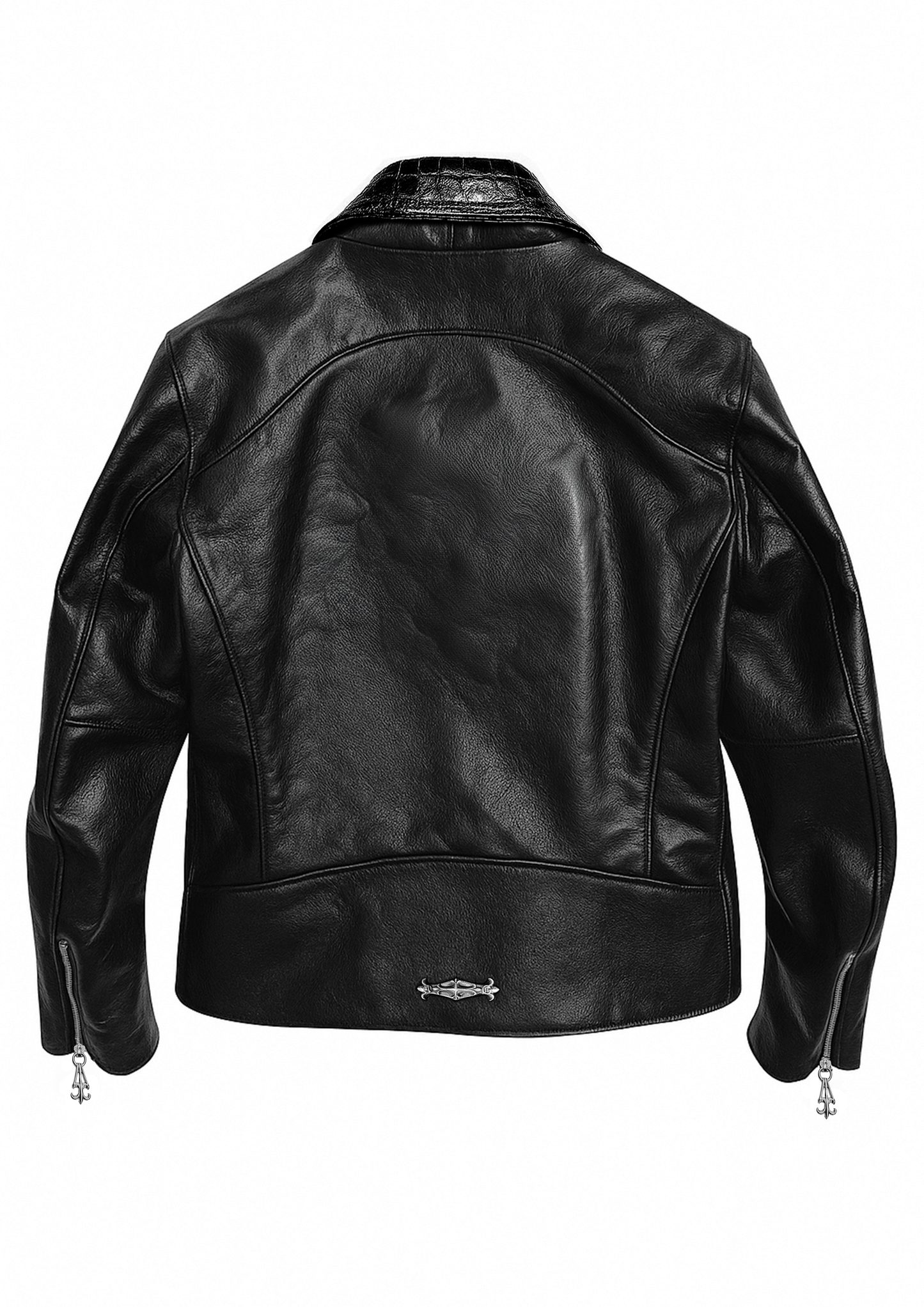 A&G【受注割引15%オフ対象】COLLAR CROCODILE Double Rides Jacket