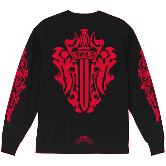 A&G【受注】DAGGER  POCKET LONG SLEEVE TEE/RE