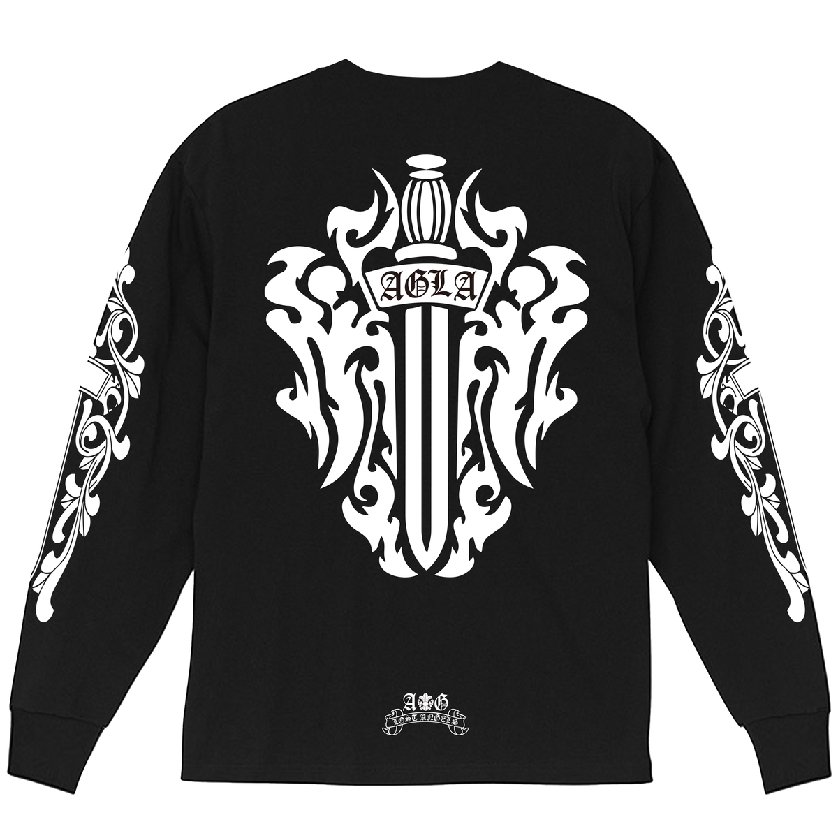 A&G【受注】DAGGER  POCKET LONG SLEEVE TEE/WH
