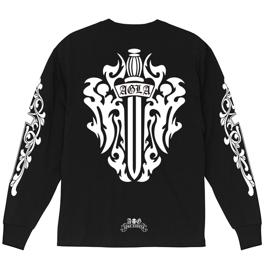 A&G【受注】DAGGER  POCKET LONG SLEEVE TEE/WH