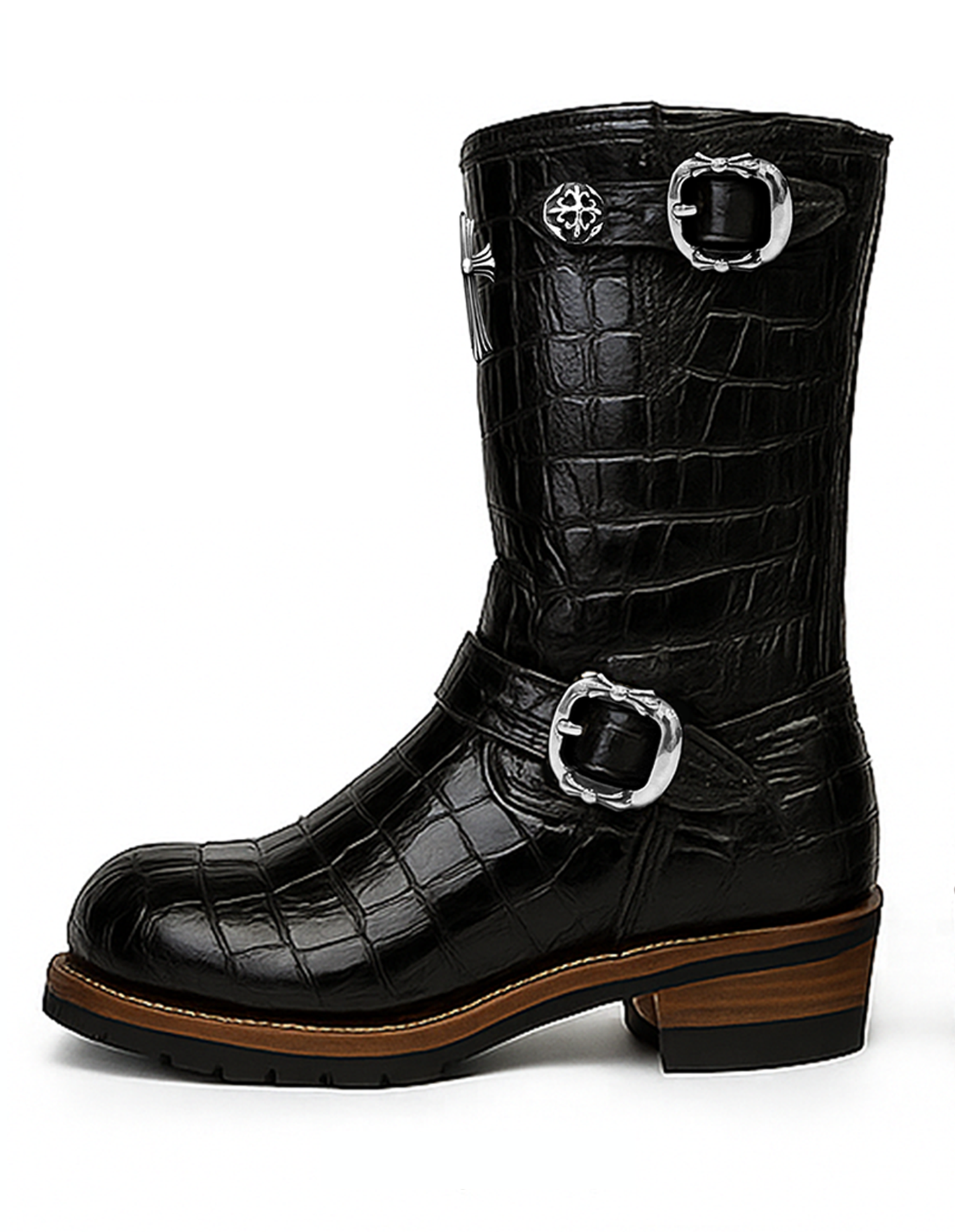A&G【受注特別割引30%対象商品・限定各1】A&G JP15th 11inc ENGNNIR BOOTS CROCODILE
