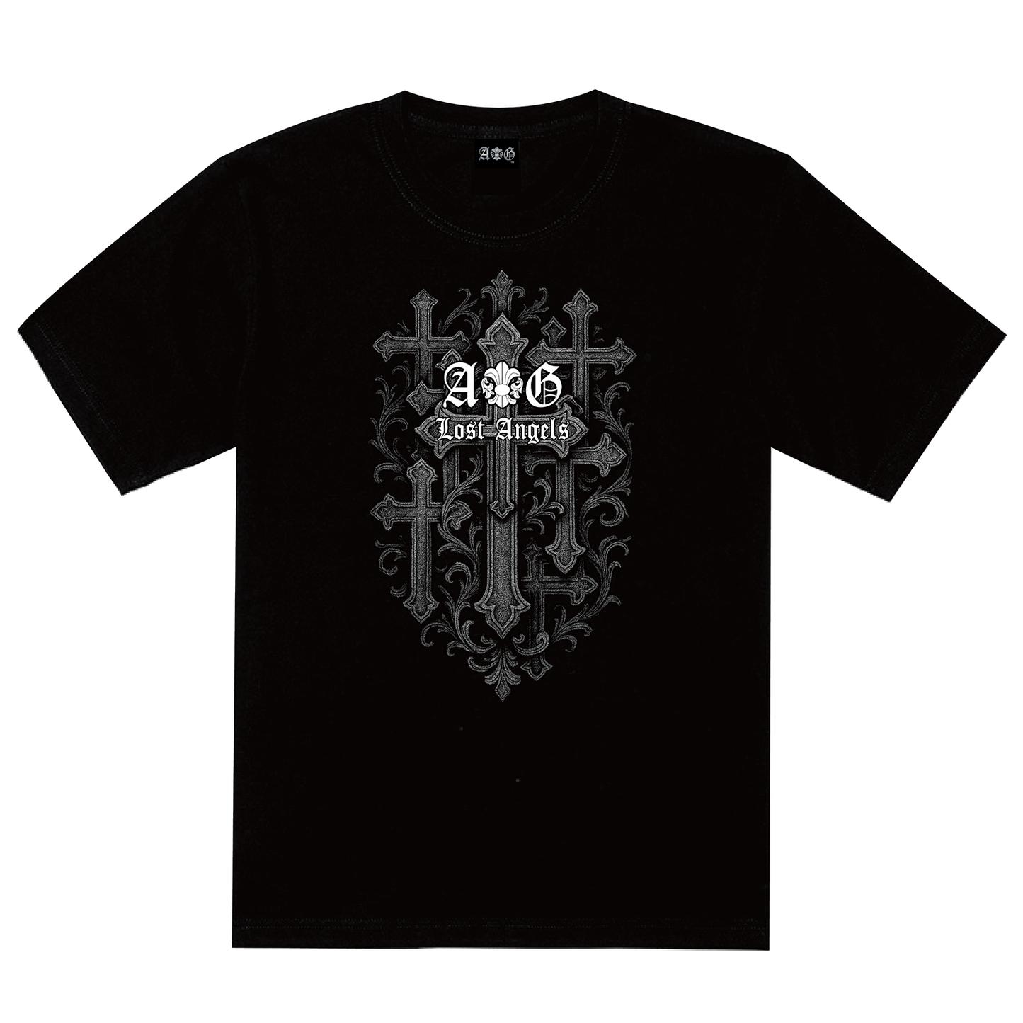 A&G新作GOTHIC CROSS/TEE/BLACK