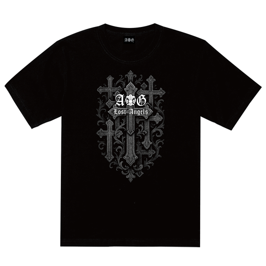 A&G新作GOTHIC CROSS/TEE/BLACK