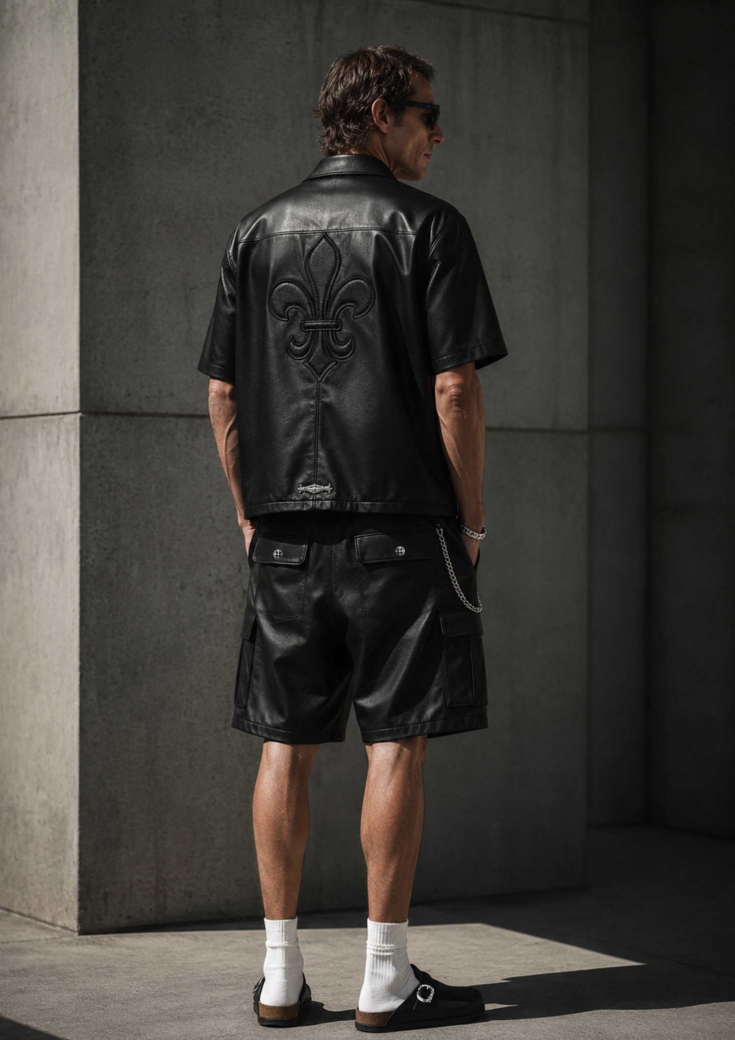 A&G【受注】LAMB  LEATHER SHORT SLEEVE/FDL