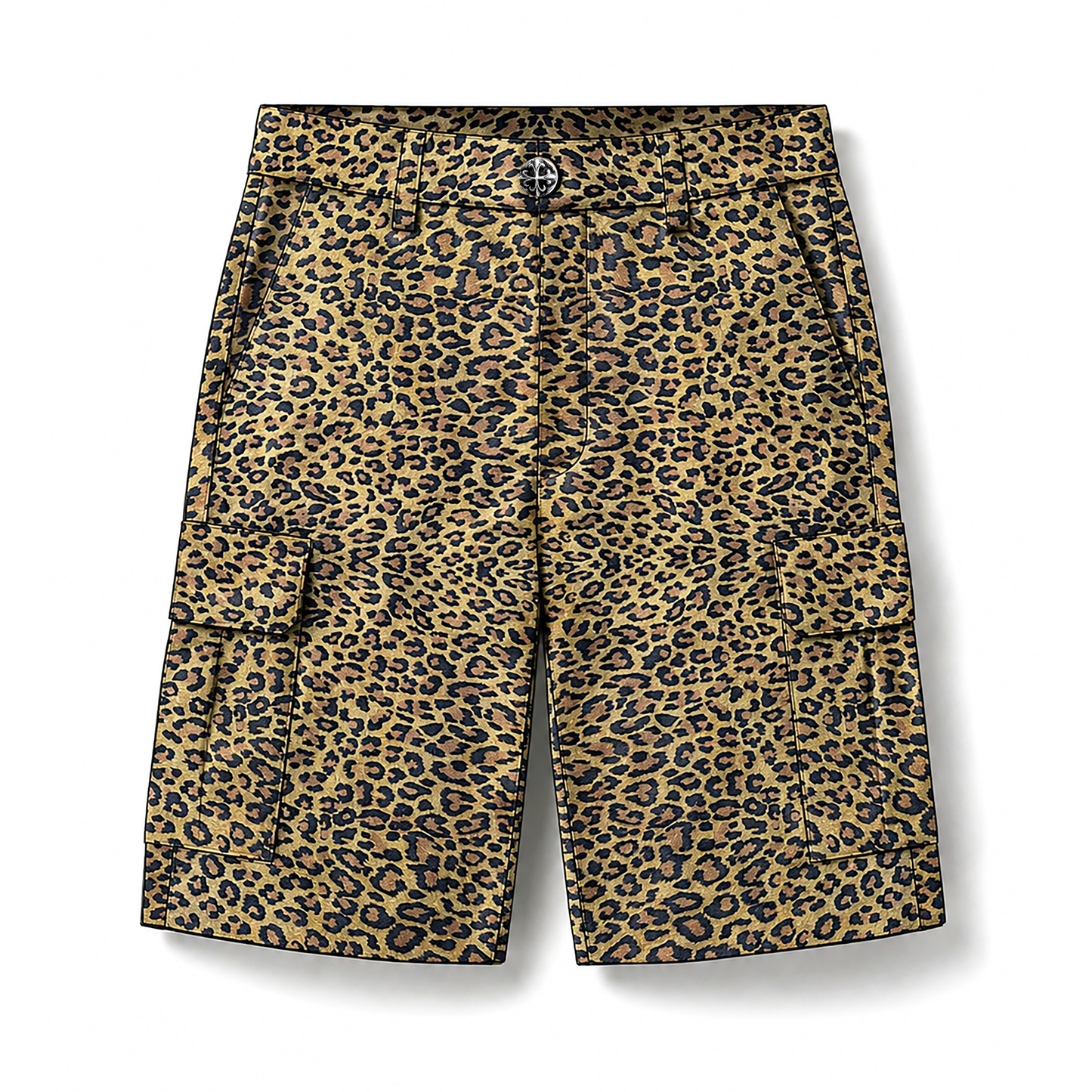 A&G【受注】SUEDE LEATHER SHORTS/LEOPARDE