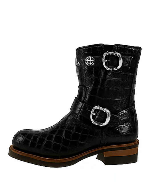 A&G【受注先行特別割引30%対象商品・限定各1】A&G JP15th 8inc ENGNNIR BOOTS  CROCODILE