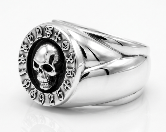 A&G【受注】MEDAL SKULL RING