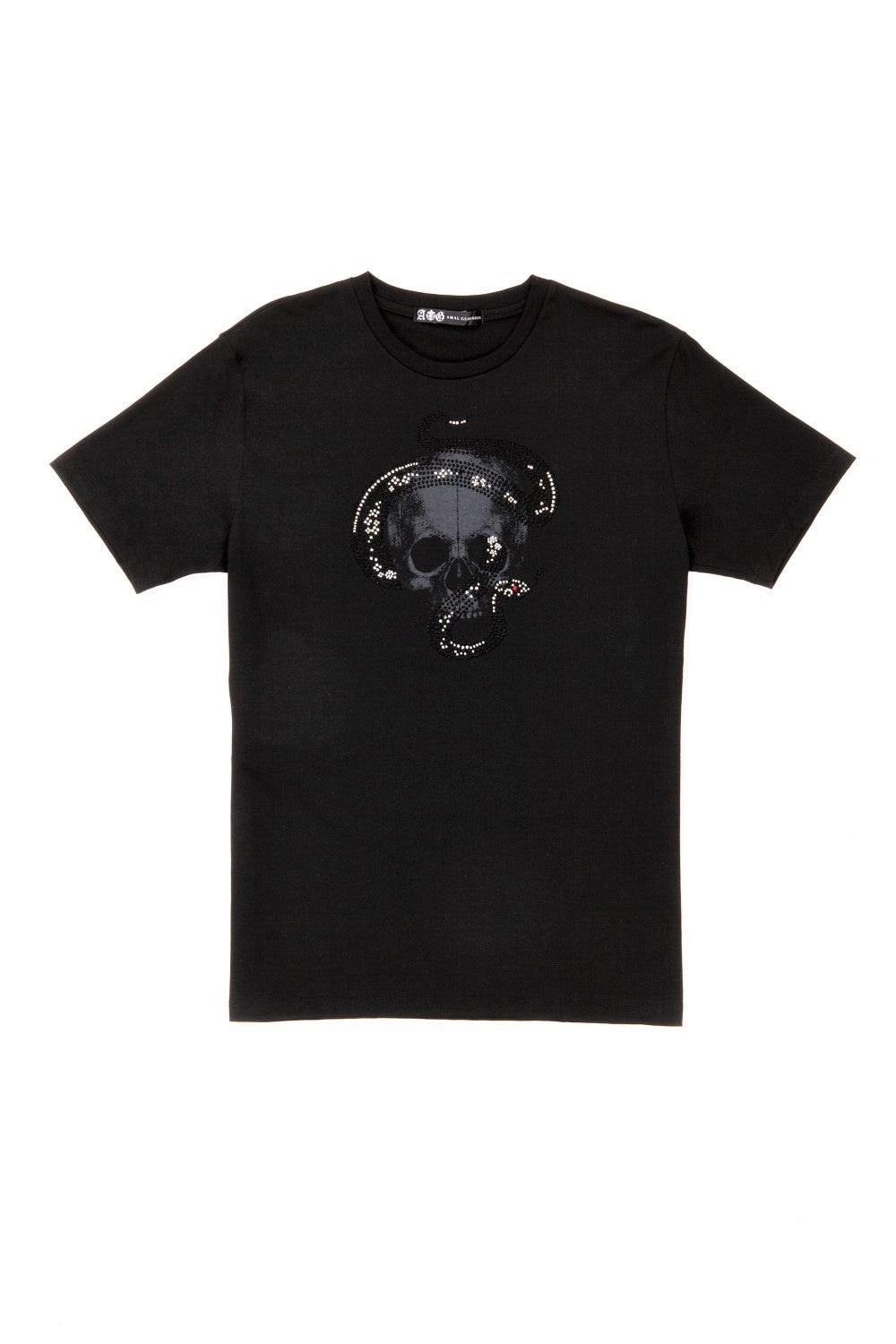 VIPER SKULL FULL CRYSTAL TEE/BLACK [Ships in 3 business days]