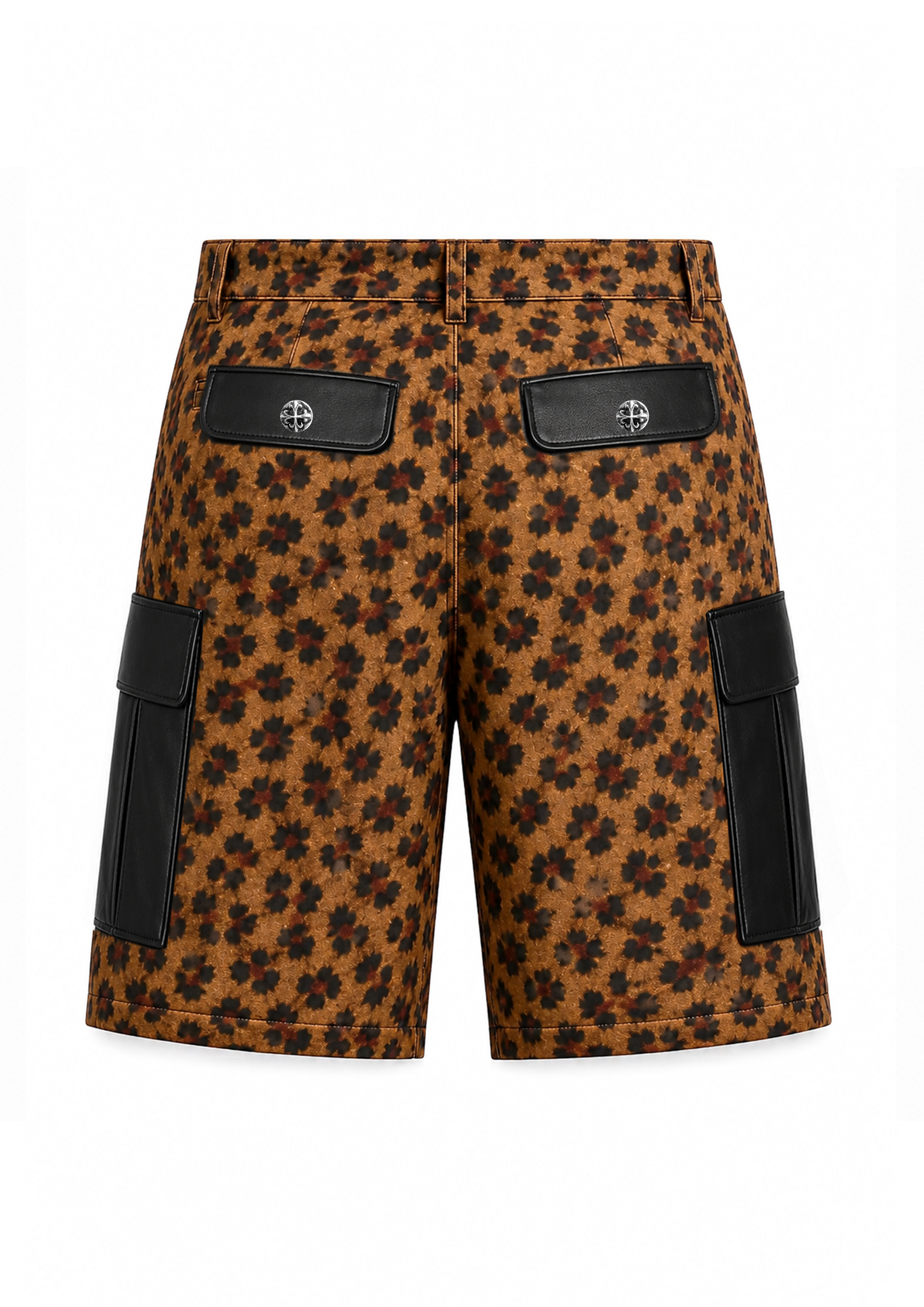 A&G【受注】 PIGSUEDE LEATHER SHORTS/LEOPARD