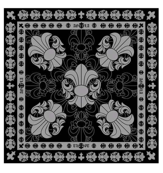 A&G SILK CHIFFON SCARF