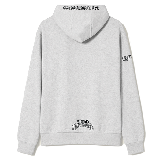 A&G【受注限定10着】SILK&COTTON HOODIE/GRAY