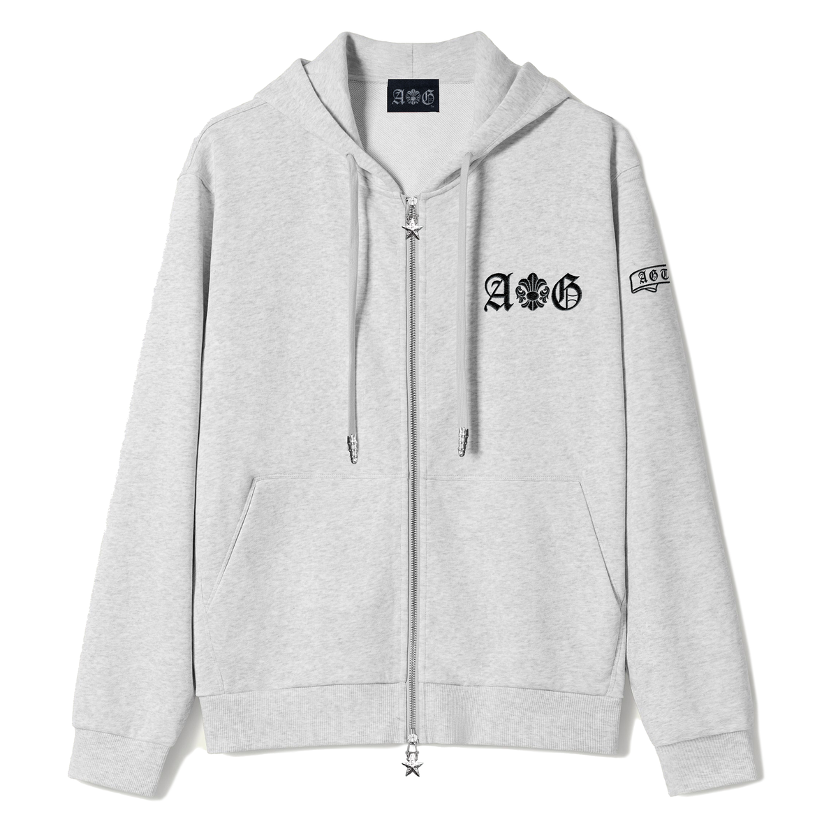 A&G【受注限定10着】SILK&COTTON HOODIE/GRAY