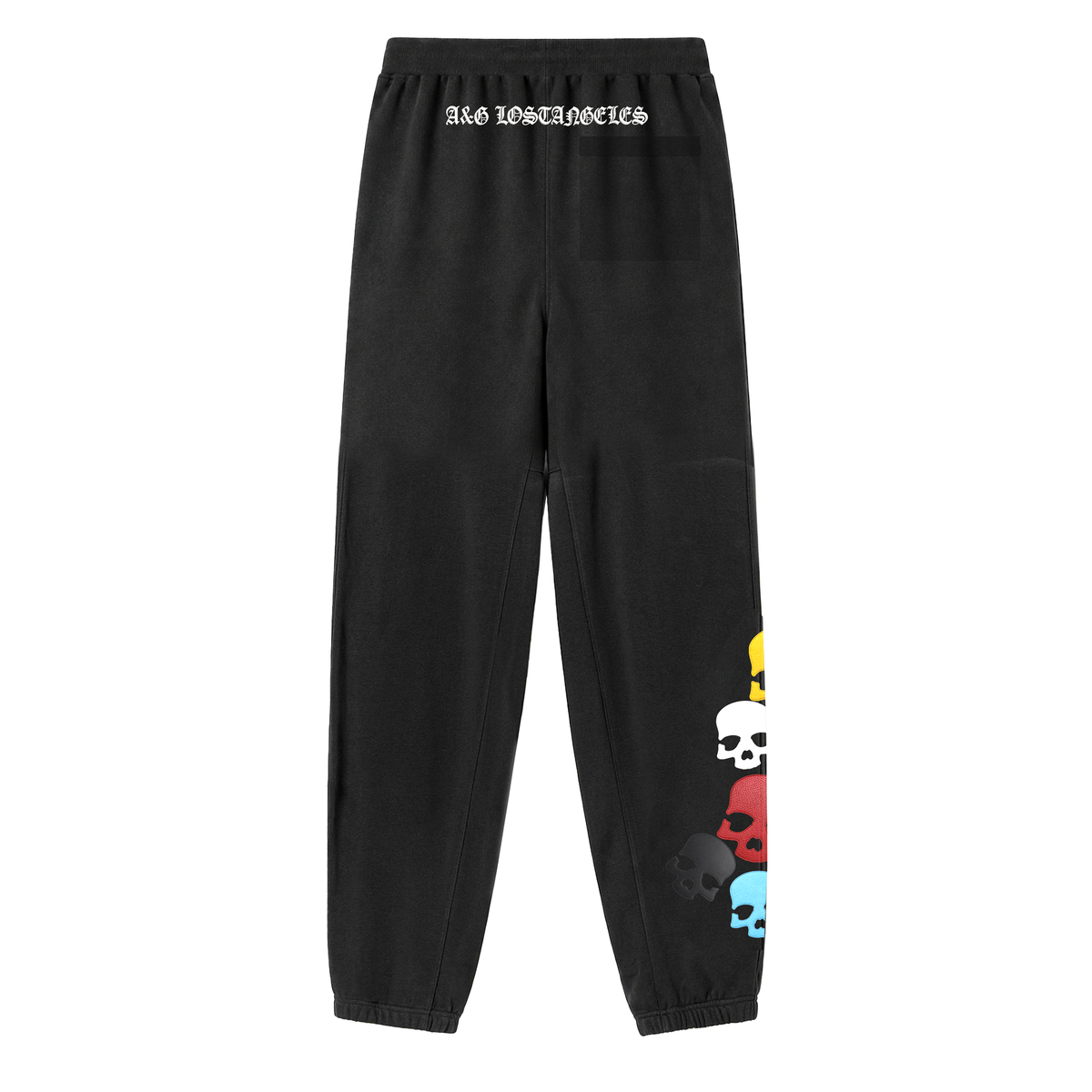 A&G【受注限定3着】SILK&COTTON PANTS/CRAZY SKULL