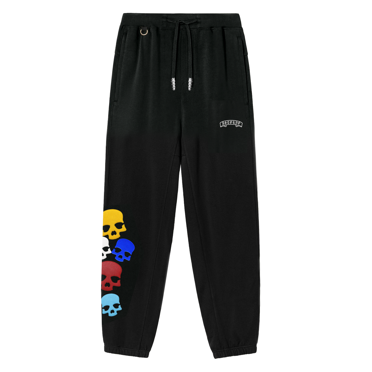 A&G【受注限定3着】SILK&COTTON PANTS/CRAZY SKULL