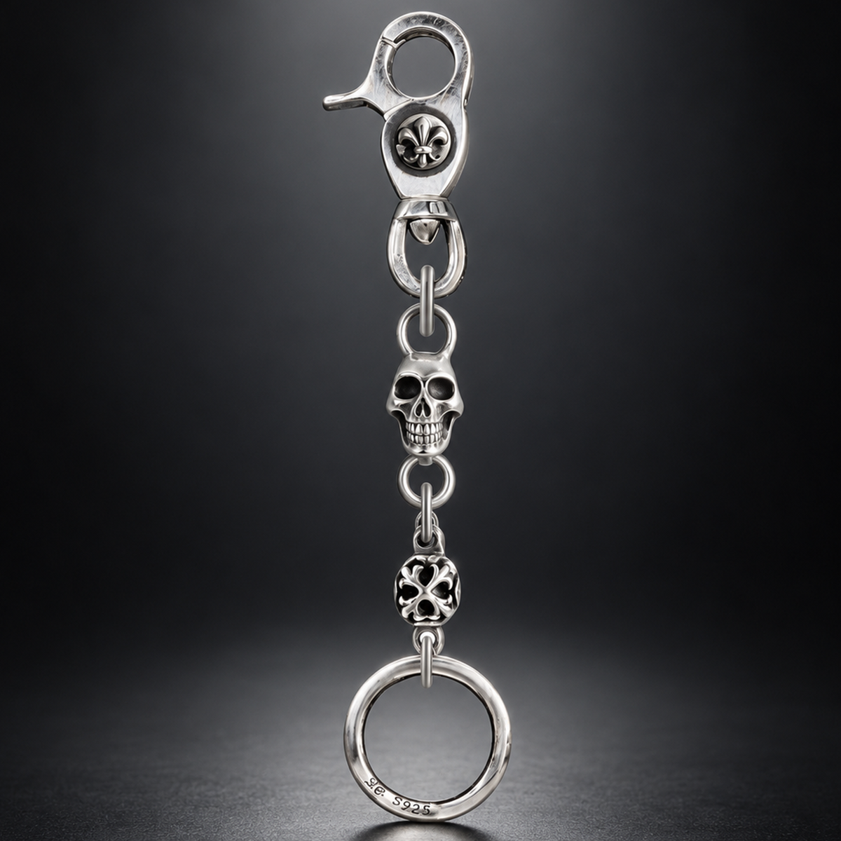 A&G【受注】SKULL&CROSS BALL KEYCHAIN