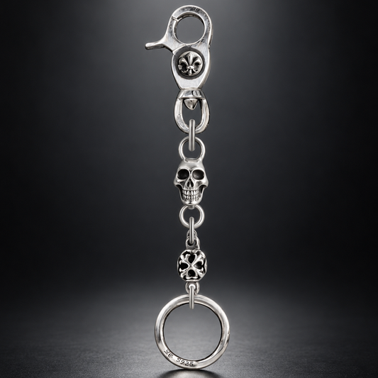 A&G【受注】SKULL&CROSS BALL KEYCHAIN