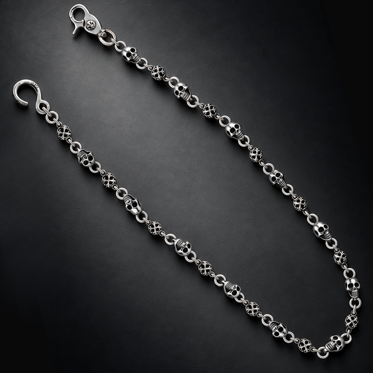 A&G【受注】SKULL&CROSS BALL WALLET CHAIN
