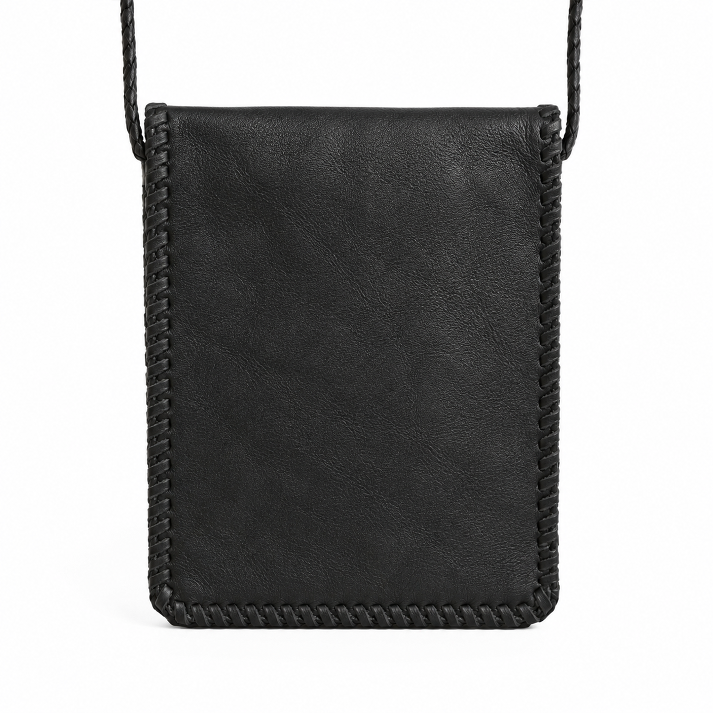 A&G【受注】 LEATHER SHOULDER MINI BAG/BK/WH SKULL