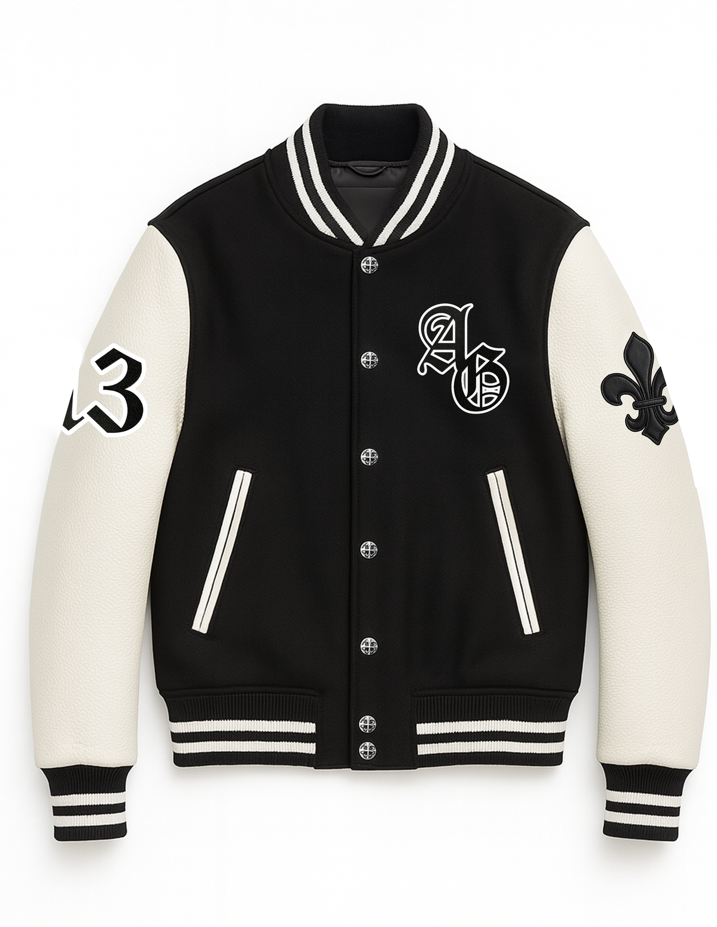 A&G【受注割引30%オフ対象】STADIUM JACKET(WHITE)