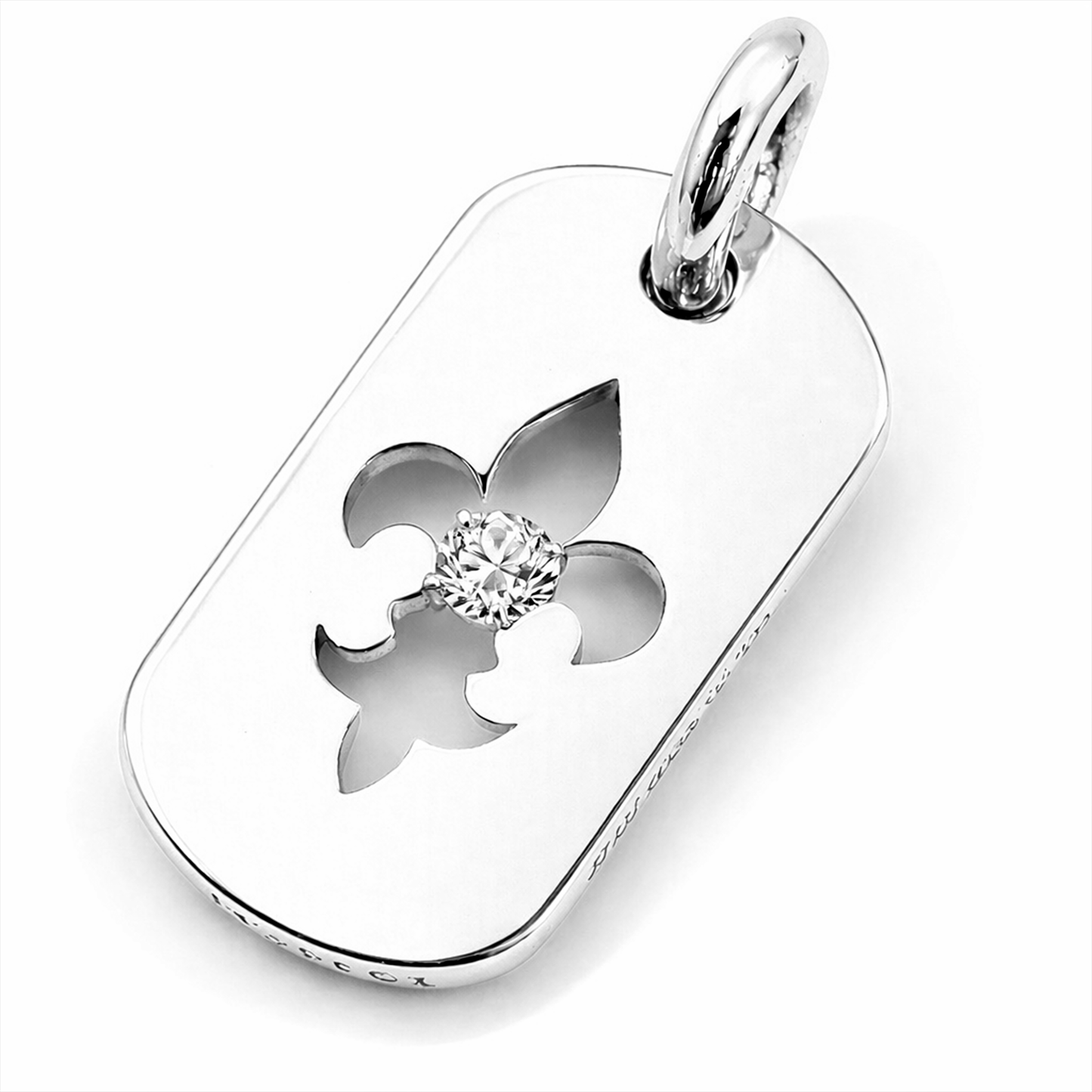 A&G【受注】 CUT OUT FDL  MINI DOGTAG/LABOGROWN DIAMOND