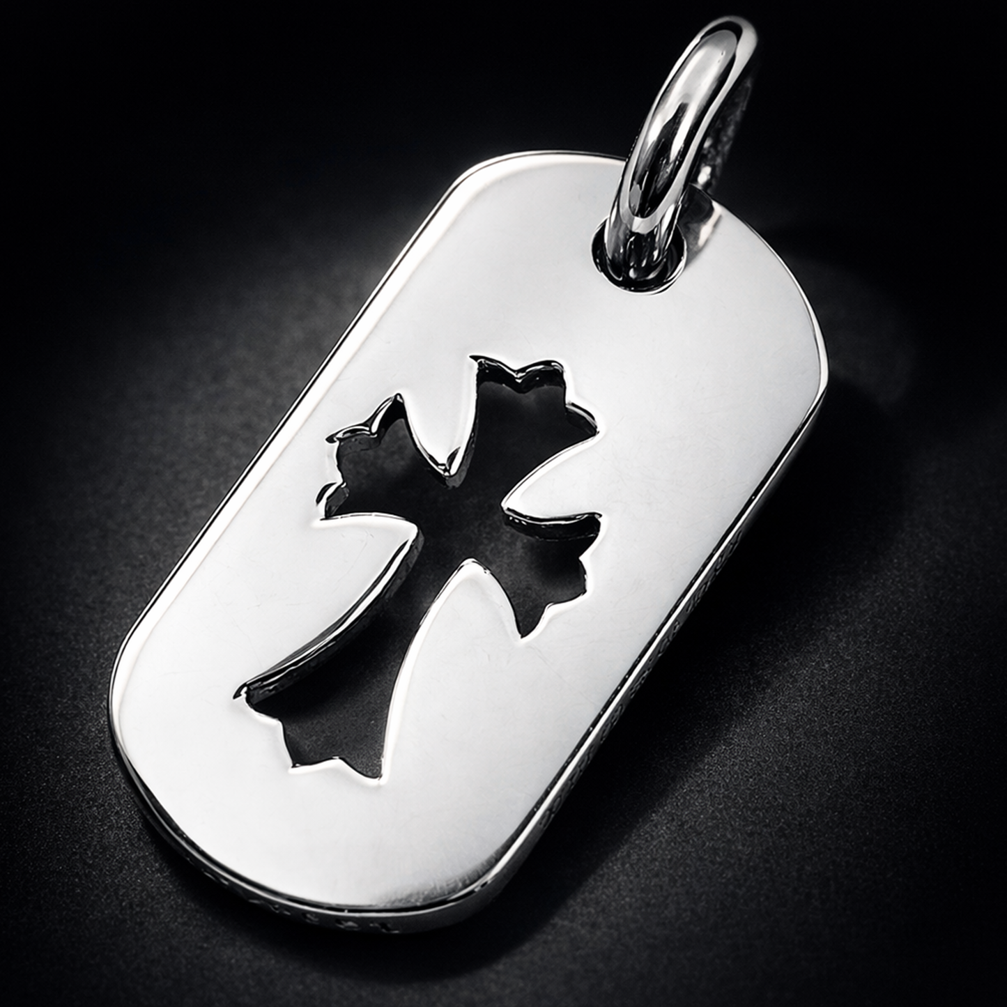 A&G【受注】 CUT OUT CROSS MINI DOGTAG