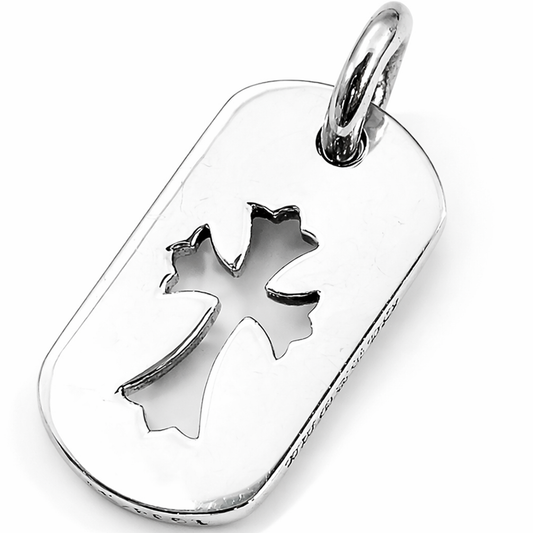 A&G【受注】 CUT OUT CROSS MINI DOGTAG