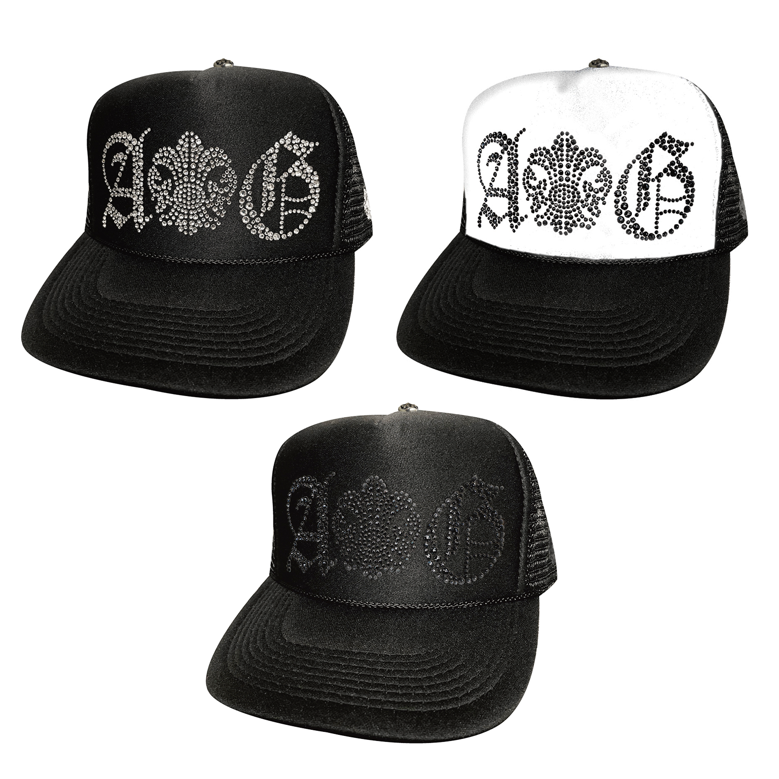 A&G【受注】FULL CRYSTAL A&G TRUCKER CAP+SILVER925 – AGTOKYO