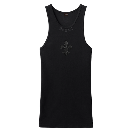 A&G【受注】LEATHER PATCH TANK FDL/BK/BK