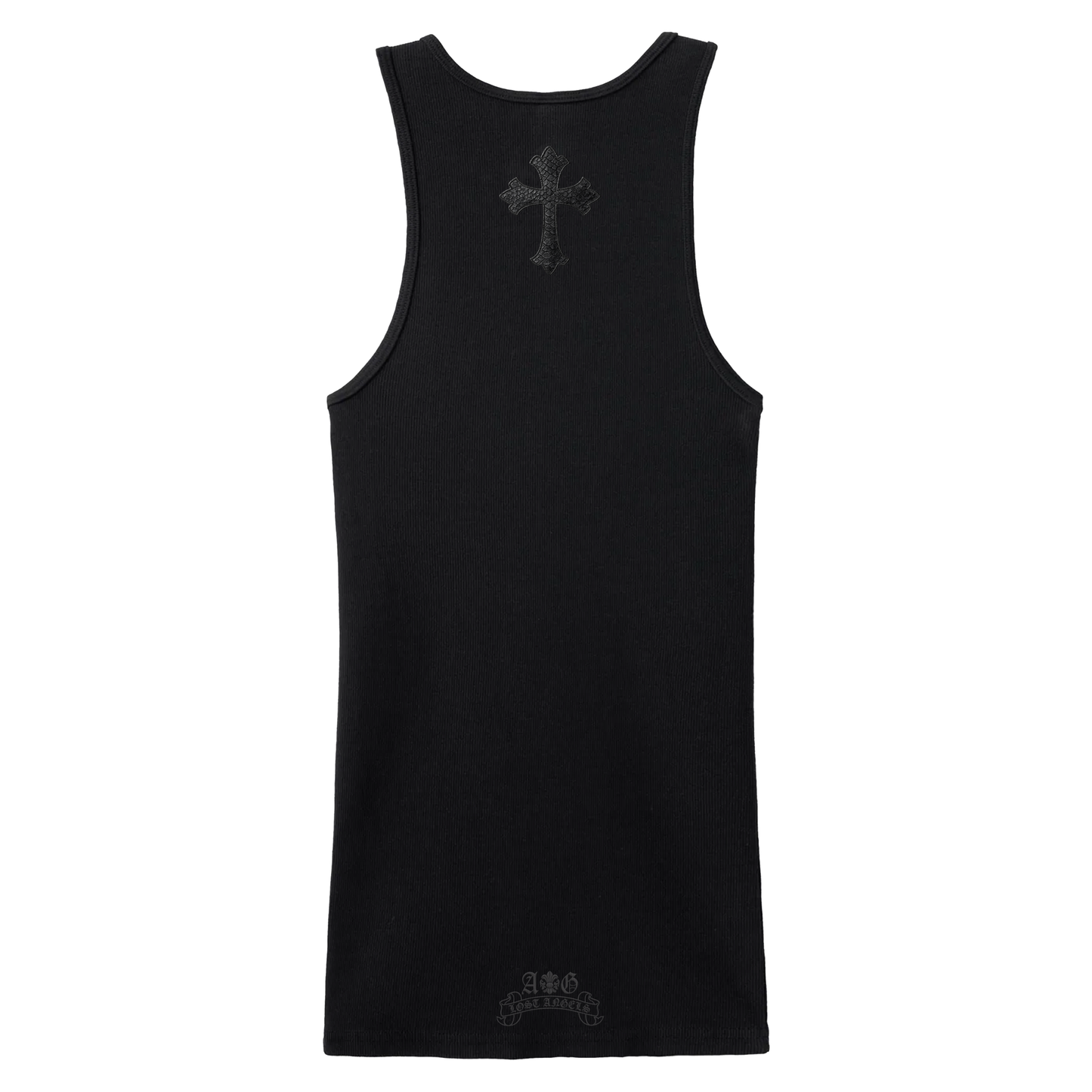 A&G【受注】LEATHER PATCH TANK FDL/BK/BK