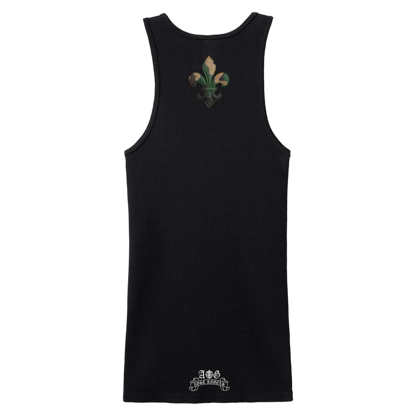 A&G【受注】LEATHER PATCH TANK FDL/BK/CAMO