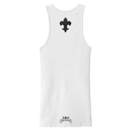 A&G【受注】LEATHER PATCH TANK FDL/WH