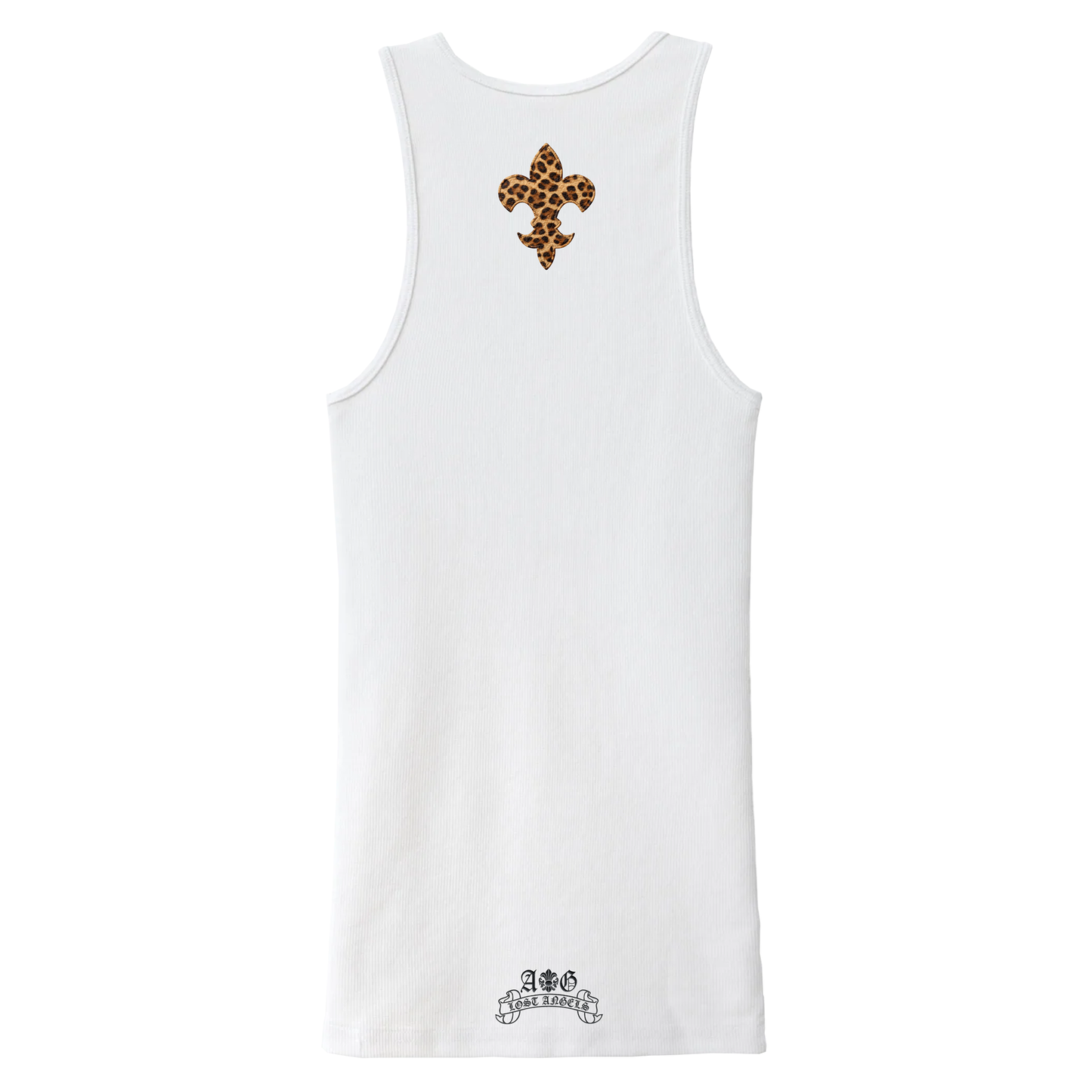 A&G【受注】LEATHER PATCH TANK FDL/WH/LEOPARD