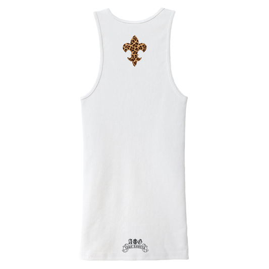 A&G【受注】LEATHER PATCH TANK FDL/WH/LEOPARD